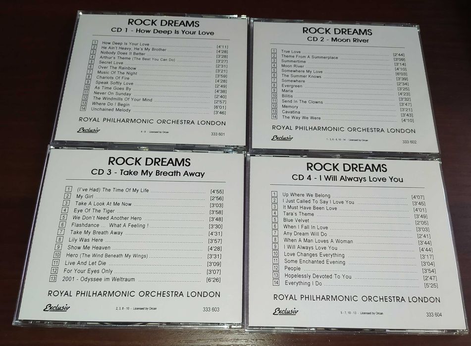 Rock Dreams ROYAL PHILHARMONIC Orchestra 4cd