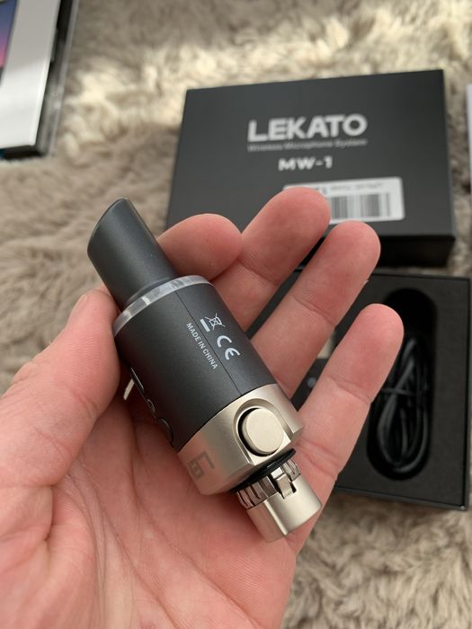 Бездротова мікрофонна система Lekato MW-1 (5.8GHz)