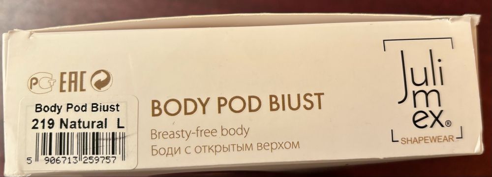 Body pod biust r. L