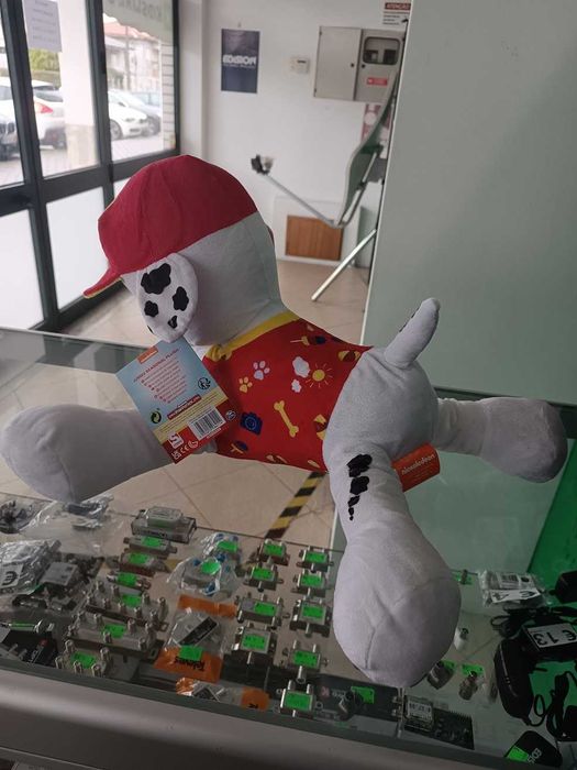 PROMO NATAL:Peluche Patrulha Pata Marshall Jumbo 50cm deitado