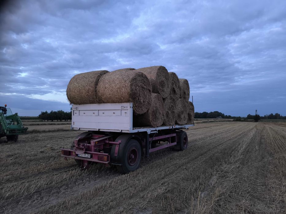 Przyczepa do balotów srzyniopalet,wywrotki Zarejestrowana i Opłacona