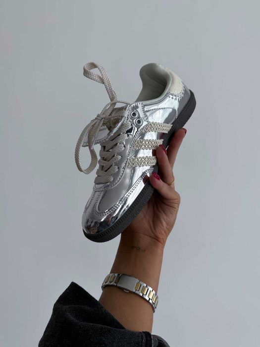 Кросівки Adidas Samba x Wales Bonner Silver Luxury