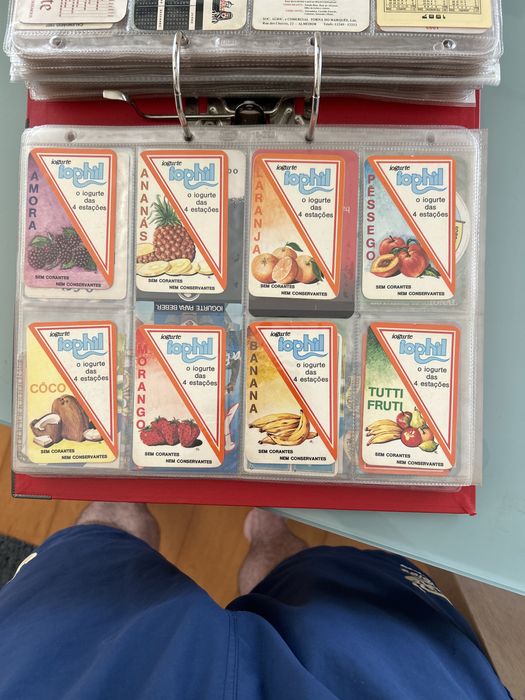 Calendarios de bolso anos 80