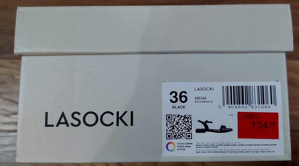 Sandaly damskie Lasocki 36