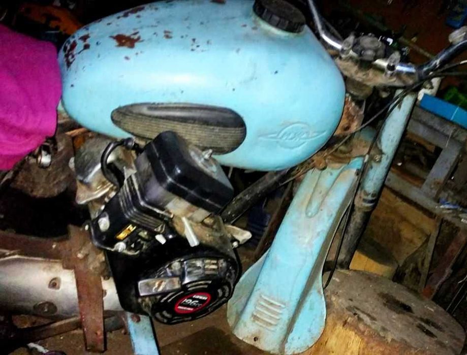 Иж с двигателем от мотоблока