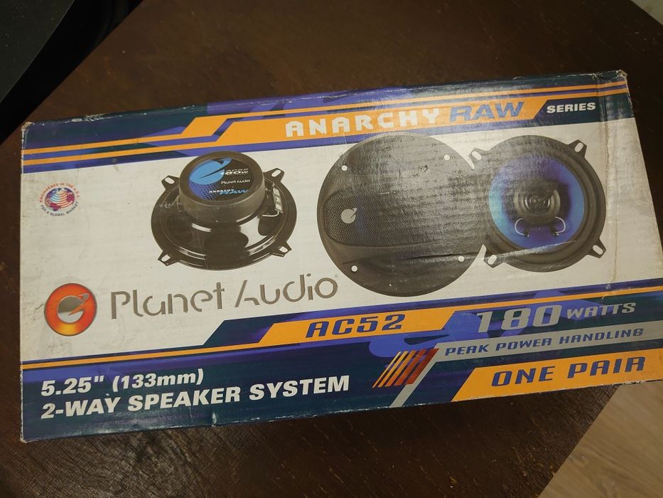 Автомобильные динамики коаксиальные 13см  Planet Audio. USA