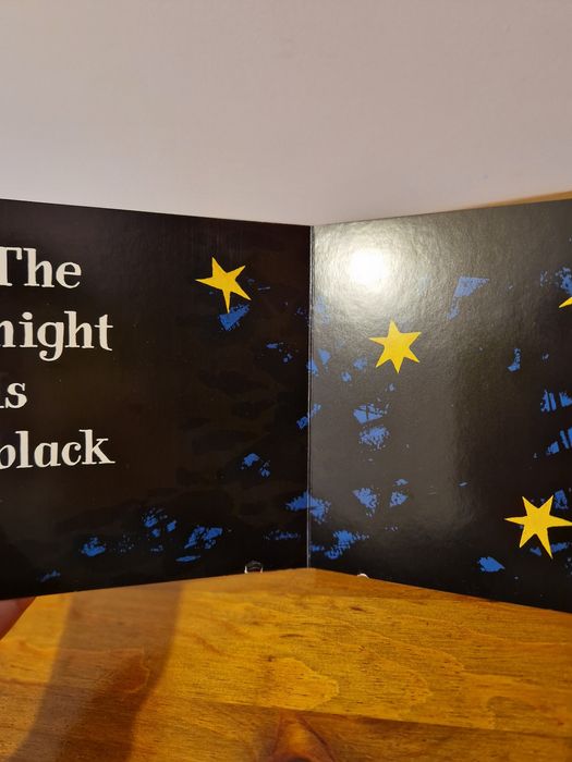 "What is black and white?"