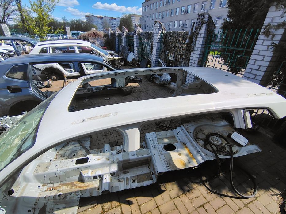 дах без панорами люка, під панораму люк vw tiguan 2 2018 allspace розборка, шрот / крыша без панорамы, под панораму люк