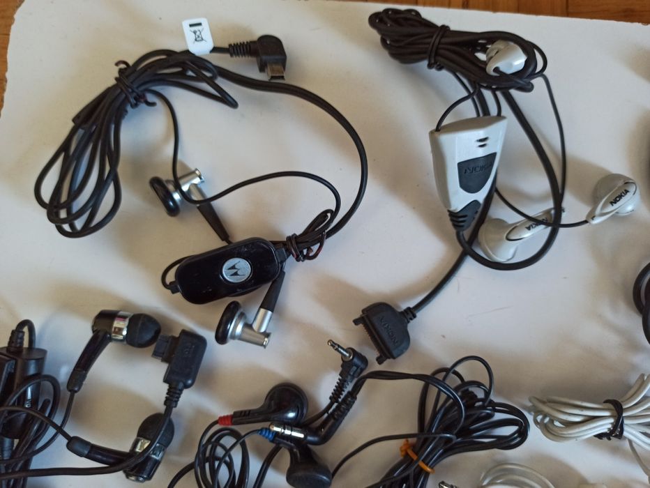 Stare Słuchawki GSM Słuchawki Zestaw Motorola Nokia