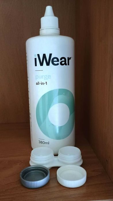 Płyn do soczewek iWear pełny + pudełko