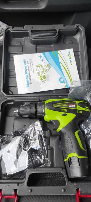 Акумуляторна бездротова викрутка дриль шуруповерт