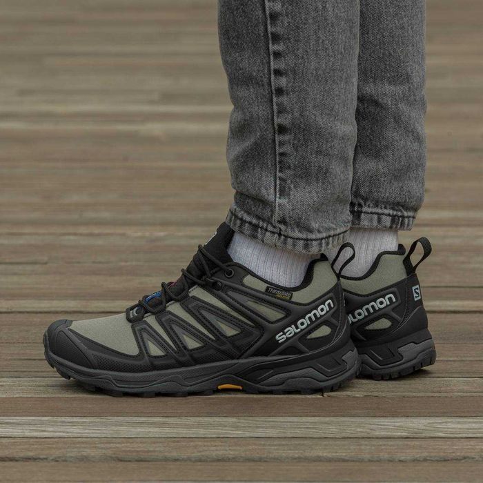 Кросівки Salomon Speed Cross Pro Gore-Tex Thinsulate Green Black (41-46)