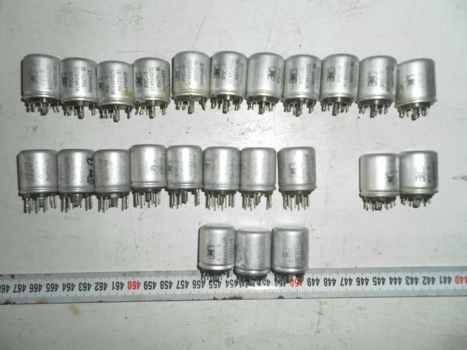 Реле РЭС, РЭН, РПУ, тумблер, ПМЕ211, ПМА310, АП50Б, АЕ2056, лампа КМ