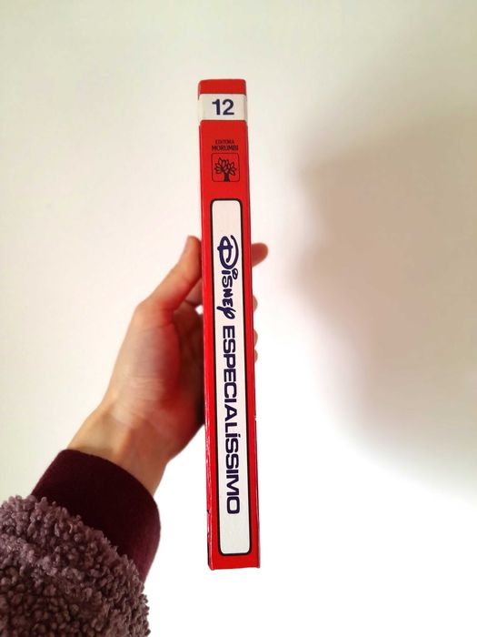 Livro Vintage de BD Disney Especialíssimo Número 12 Coleção Anos 80