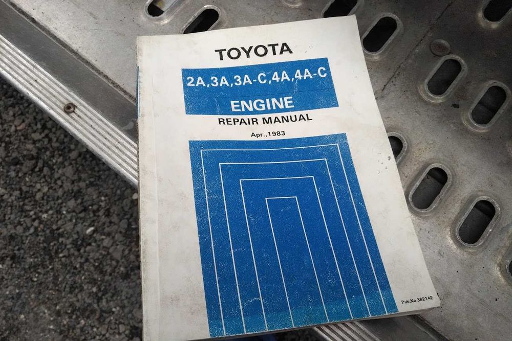 Toyota repair manual silniki 2A, 3A, 3A-C, 4A, 4A-C TERCEL, COROLLA