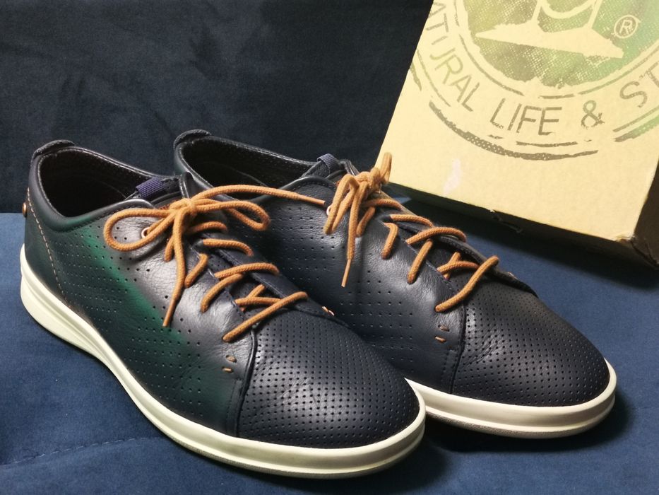 Piękne i unikatowe buty Panama Jack Tommy C2 Navy Blue 46 30cm 29cm