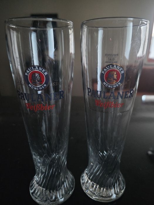 2 sztuki kufel pokal paulaner weissbier 0.4