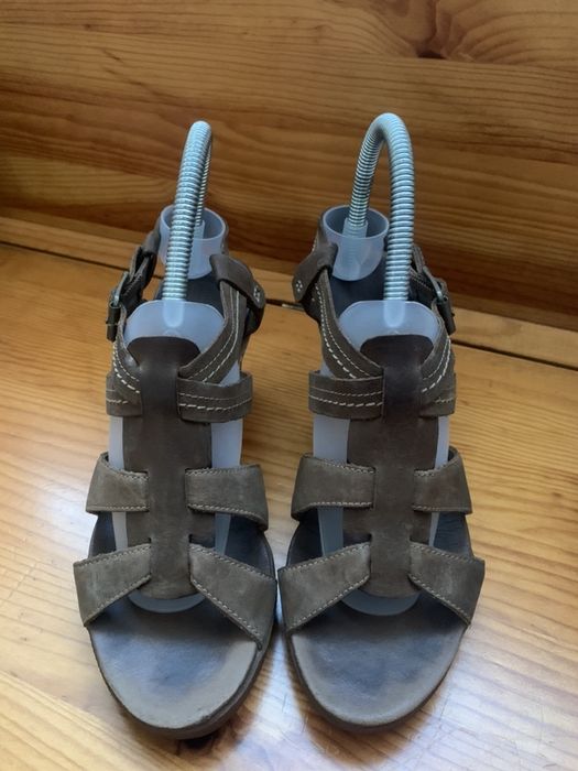 Sandálias Timberland Couro Castanho Anti-Fadiga t39