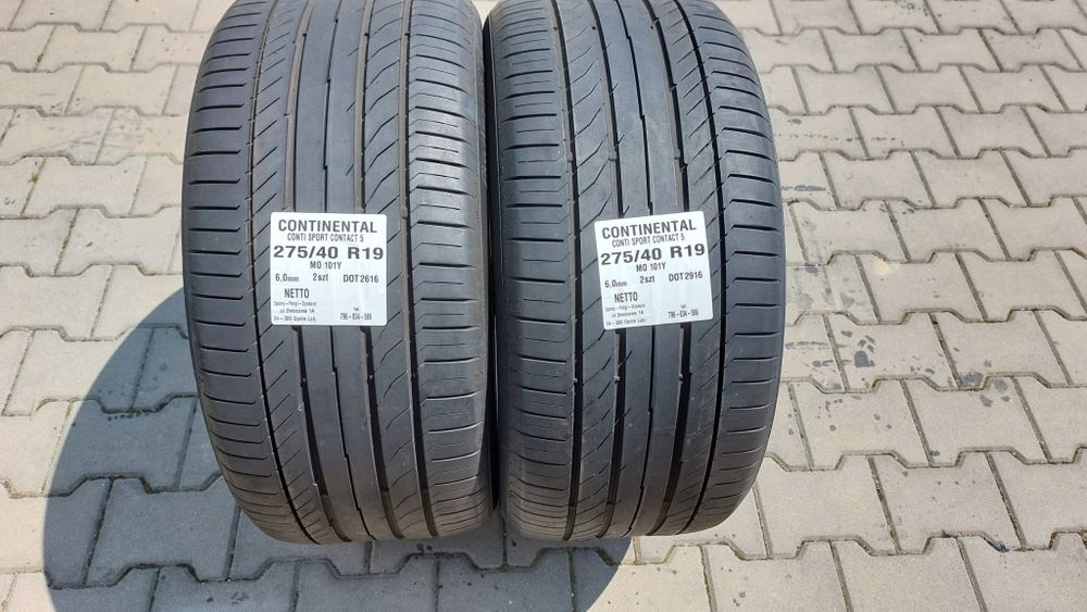 Opony Continental 275 40 R19