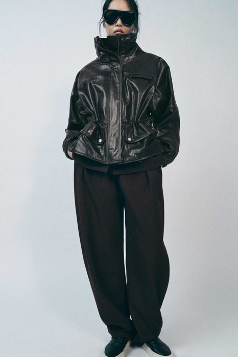 oharuさん Кожаная шкіряна куртка косуха ZARA ЗАРА: 11 500 грн. - Кожаные