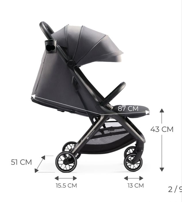 Carrinho bebe Kinderkraft Nubi 2 pouco uso
