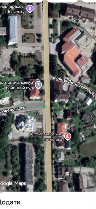 Місце під МАФ у центрі Богородчан