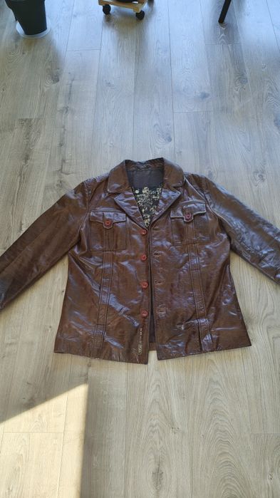 Kurtka skórzana vintage