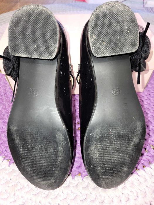 Eleganckie czarne buty dla dziewczynki r. 33