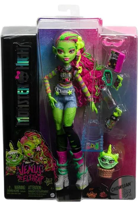 Ляльки Monster high Draculaura, Clawdeen wolf, Wednesday монстер хай