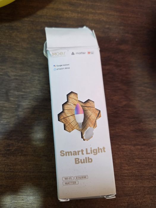 MOES Matter smart light e14 wifi