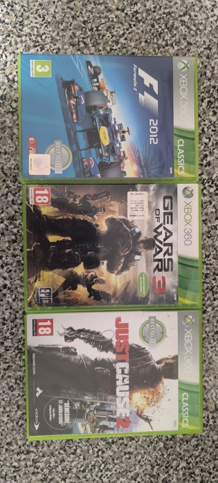 Gears of war 3/Just cause 2/F1 2012 Xbox 360