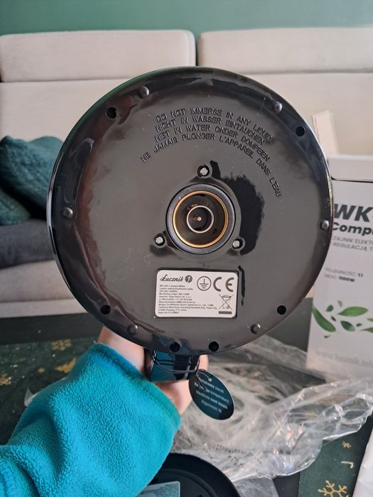 Czajnik elektryczny Łucznik WK-2503 Compact+ White  Nowy