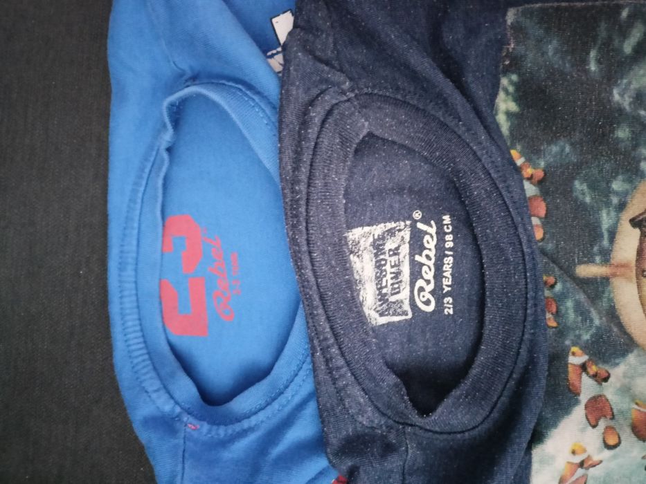 Koszulka krótki rękaw Rebel 98 2szt