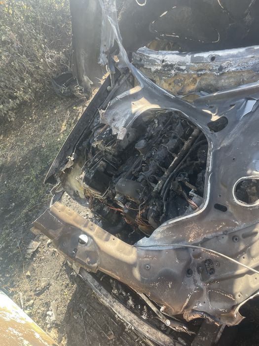 после пожара mercedes 211