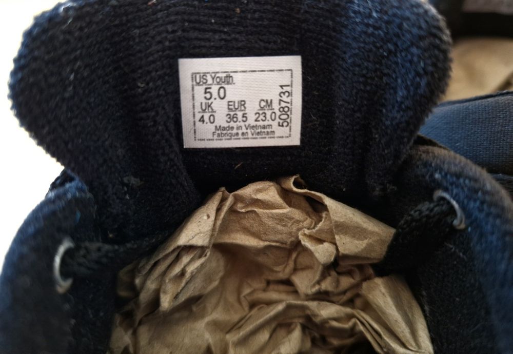 Кеди чорні VANS 36.5 розмір (стелька 23см) Original