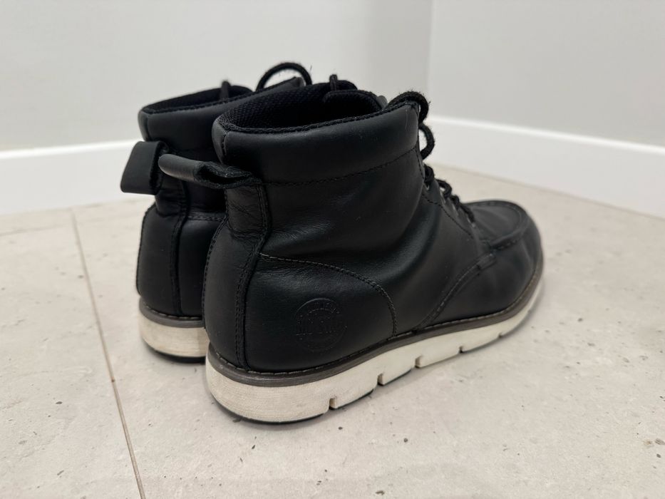 Czarne skórzane buty męskie Big Star – rozmiar 42