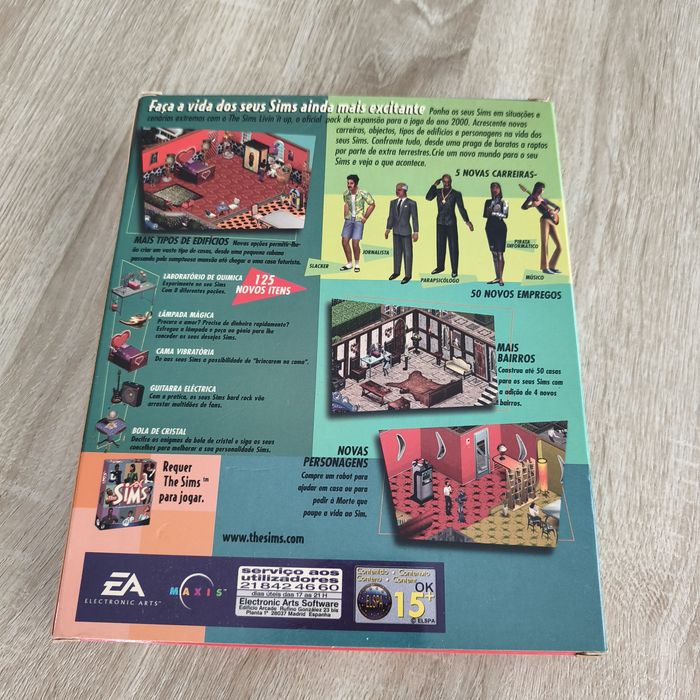 Sims Living it up big box pc