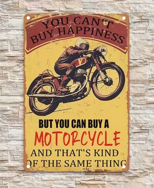 Nowa tabliczka motorcycle