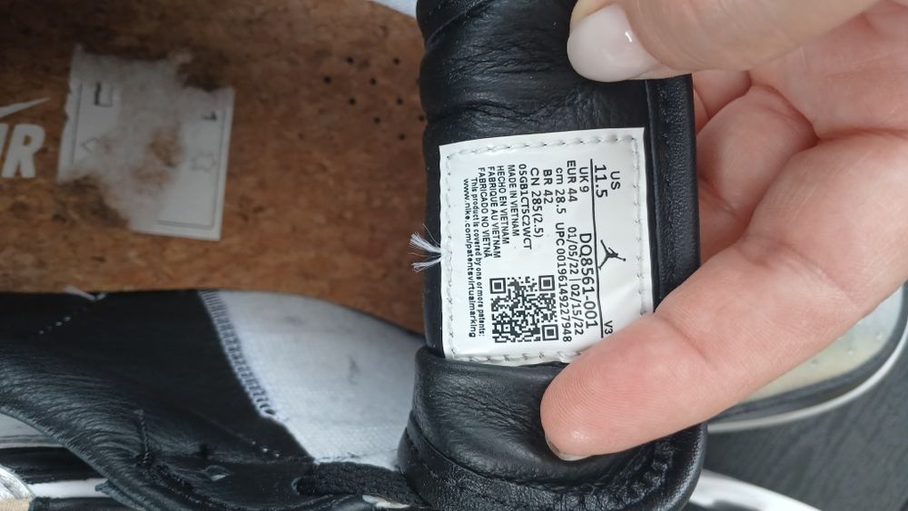 Buty Nike Air Jordan 1 Elevate czarno srebrne roz. 44 / 28,5 cn