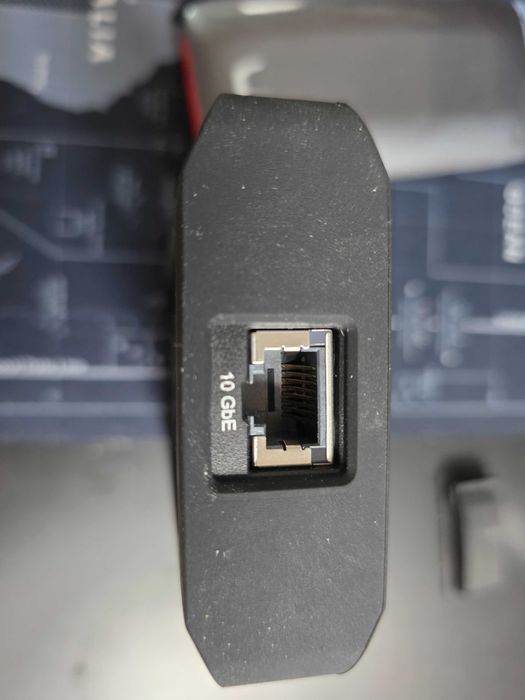 Adaptador Thunderbolt 3 rede 10Gb profissional NAS alta performance