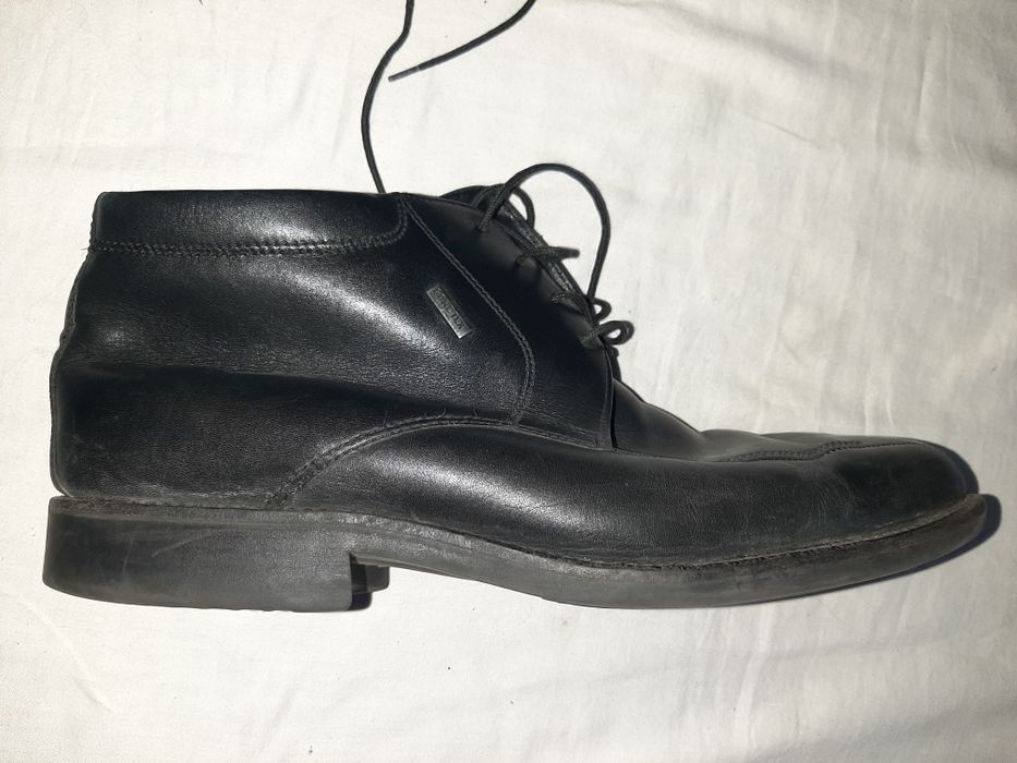 Czarne, wyhścuowe trzewiki  męskie  GORE-TEX