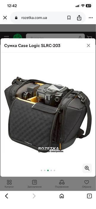 Сумка Canon Sony case чехол фотосумка Case Logic SLRC-203 Nikon