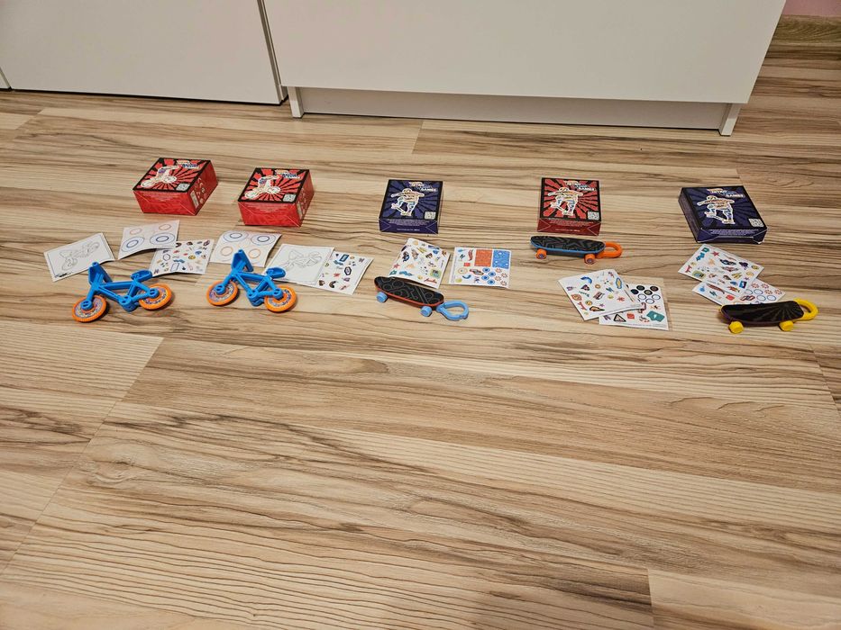 5 Sztuki Hot Wheels Nitro Junior Games McDonald's Happy Meal Rower Hul