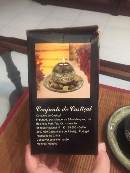 Conjunto de castiçal