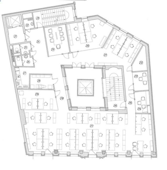 Без %! Престижний офіс 424м  Михайлівська 7 Майдан Незалежності!