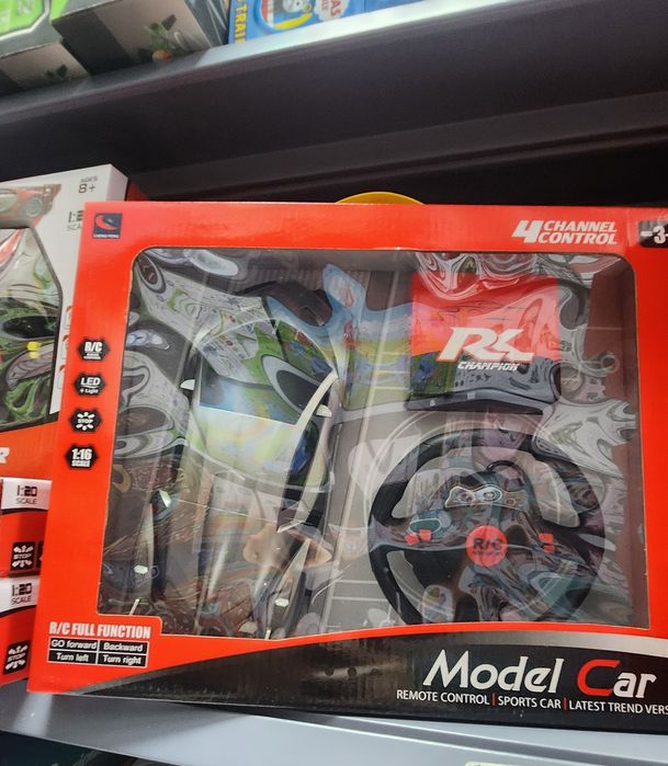 Samochód Zdalnie Sterowany R/C 1:16 z Kierownicą – Sportowe Auto