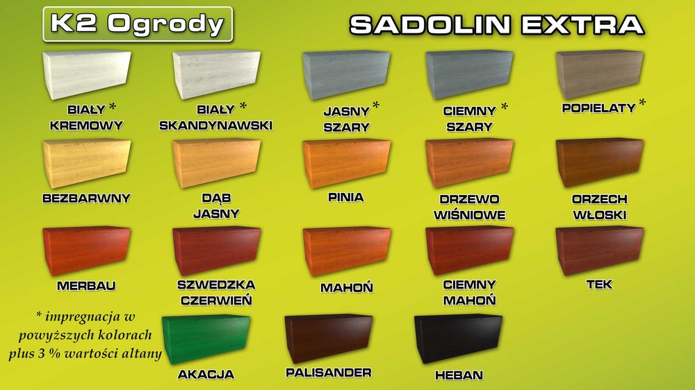 Altana prostokątna 5 x 3,5 m / Drewno KVH / Montaż w cenie