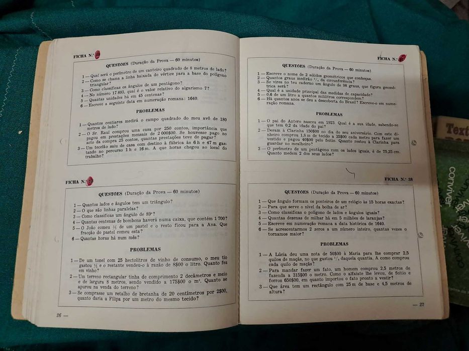 Livro de revisao de 111 fichas do exame da antiga 4ª classe