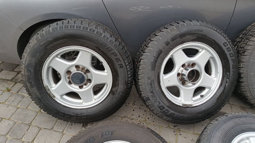 Alufelgi z oponami Cooper Discover M+S 225/75/16 monterey trooper 6szt