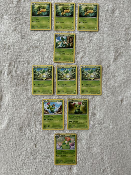 Pokemon collection black and white tipo erva 01-14/114 english version